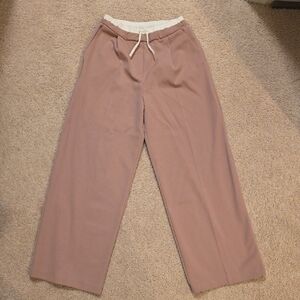 Stylish Mauve Wide-Leg Pants